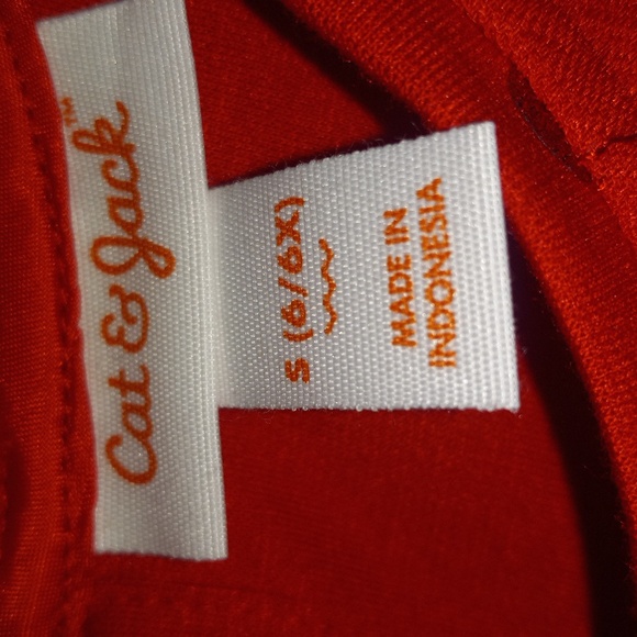 Cat & Jack NWOT Girls Size Small Red Sleeveless Party Dress - Picture 3 of 3